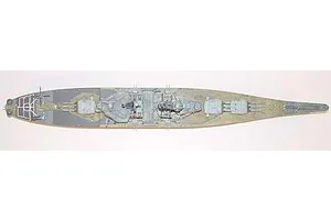 Trumpeter 1/700 US Missouri 1991 Battleship Plastic Model Kit image 30053