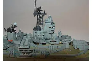 Trumpeter 1/700 US Missouri 1991 Battleship Plastic Model Kit image 30056