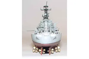 Trumpeter 1/700 US Missouri 1991 Battleship Plastic Model Kit image 30057