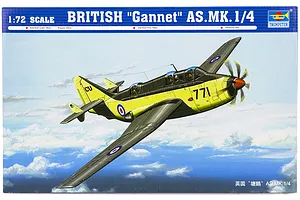 Trumpeter 1/72 British AS.Mk.1/4 Gannet Bomber Scaled Plastic Model Kit image 30071