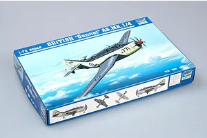 Trumpeter 1/72 British AS.Mk.1/4 Gannet Bomber Scaled Plastic Model Kit image 30074