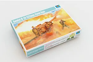 Trumpeter 1/35 Soviet D-74 122mm Field Gun Scaled Plastic Model Kit image 30085