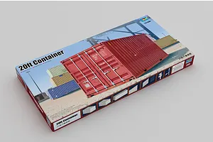 Trumpeter 1/35 20ft Shipping Container Scaled Plastic Model Kit image 30097