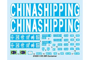 Trumpeter 1/35 20ft Shipping Container Scaled Plastic Model Kit image 30098