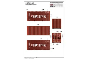 Trumpeter 1/35 20ft Shipping Container Scaled Plastic Model Kit image 30099