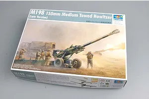 Trumpeter 1/35 M198 155mm Medium Towed Howitzer Scaled Plastic Model Kit image 30131