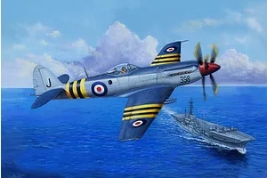 Trumpeter 1/48 Supermarine Seafang F.MK.32 Fighter Scaled Plastic Model Kit image 30172