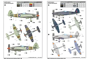 Trumpeter 1/48 Supermarine Seafang F.MK.32 Fighter Scaled Plastic Model Kit image 30175
