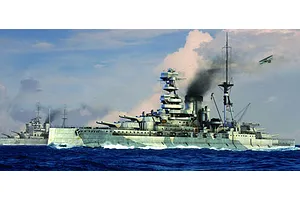 Trumpeter 1/700 HMS Barham 1941 Battleship Plastic Model Kit image 30217