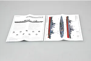 Trumpeter 1/700 USS Minneapolis CA-36 Cruiser Plastic Model Kit image 30249