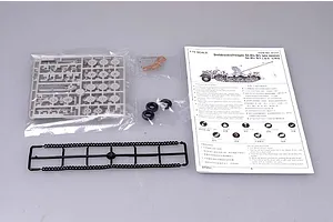 Trumpeter 1/72 German Sd.Kfz.9/1 6 Ton Crane Half-track Scaled Plastic Model Kit image 30255