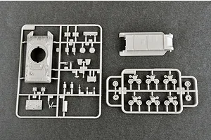Trumpeter 1/72 French M4 Sherman Tank Scaled Plastic Model Kit image 30379