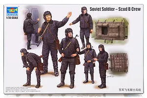 Trumpeter 1/35 Soviet Soldier Scud B Crew Scaled Plastic Model Kit image 30382