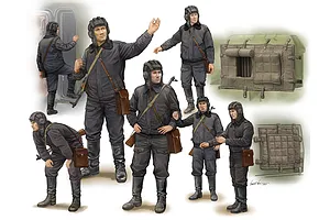 Trumpeter 1/35 Soviet Soldier Scud B Crew Scaled Plastic Model Kit image 30383