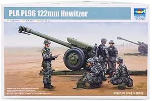 Trumpeter 1/35 122MM Howitzer PLA PL96 Scaled Plastic Model Kit image 30391