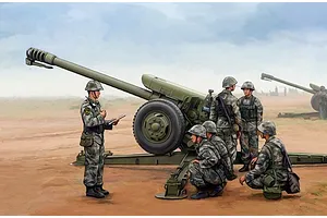 Trumpeter 1/35 122MM Howitzer PLA PL96 Scaled Plastic Model Kit image 30392