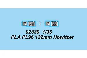 Trumpeter 1/35 122MM Howitzer PLA PL96 Scaled Plastic Model Kit image 30393