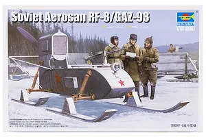 Trumpeter 1/35 Soviet Aerosan RF-8/GAZ-98 Scaled Plastic Model Kit image 30433