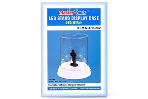 Trumpeter Model Plastic Display Case 84x115mm w/ LED image 30443