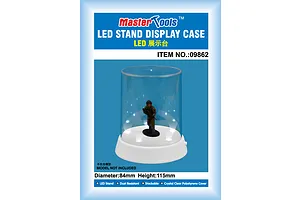 Trumpeter Model Plastic Display Case 84x115mm w/ LED image 30447
