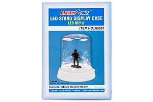 Trumpeter Model Plastic Display Case 84x115mm w/ LED image 30465