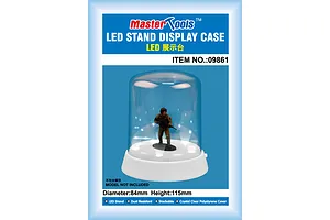 Trumpeter Model Plastic Display Case 84x115mm w/ LED image 30468