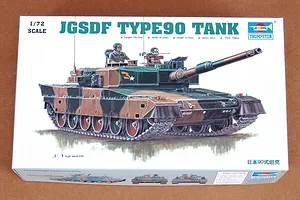 Trumpeter 1/72 Japanese JGSDF Type 90 Main Battle Tank Scaled Plastic Model Kit image 30486