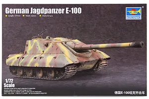 Trumpeter 1/72 German Jagdpanzer E-100 Self-Propelled Gun Scaled Plastic Model Kit