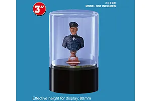 Trumpeter Model Plastic Display Turntable Case 84x130mm image 30500