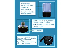 Trumpeter Model Plastic Display Turntable Case 84x130mm image 30501