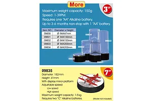 Trumpeter Model Plastic Display Turntable Case 84x130mm image 30502