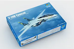 Trumpeter 1/144 F-14D Tomcat Fighter Jet Scaled Plastic Model Kit image 30544