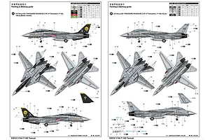 Trumpeter 1/144 F-14D Tomcat Fighter Jet Scaled Plastic Model Kit image 30551