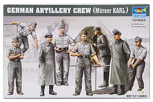 Trumpeter 1/35 German Artillery (Morser Karl) Crew Scaled Plastic Model Kit image 30559