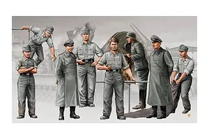 Trumpeter 1/35 German Artillery (Morser Karl) Crew Scaled Plastic Model Kit image 30560