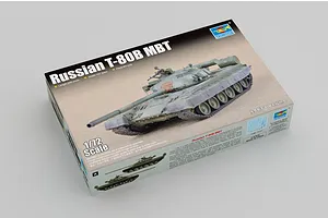 Trumpeter 1/72 Russian T-80B Main Battle Tank Scaled Plastic Model Kit image 30586