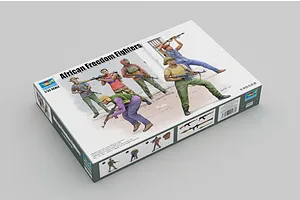 Trumpeter 1/35 African Freedom fighter Scaled Plastic Model Kit image 30669