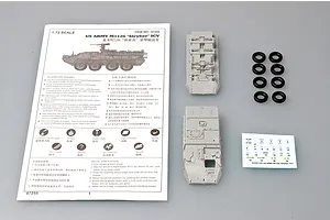 Trumpeter 1/72 U.S. Army M1126 Stryker ICV Armoured Personnel Carrier Scaled Plastic Model Kit image 30687