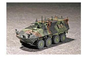 Trumpeter 1/72 U.S.M.C LAV-C2 (Command & Control) Armoured Vehicle Scaled Plastic Model Kit image 30694