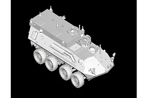 Trumpeter 1/72 U.S.M.C LAV-C2 (Command & Control) Armoured Vehicle Scaled Plastic Model Kit image 30698