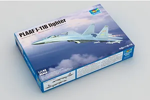 Trumpeter 1/144 PLAAF J-11B Fighter Jet Scaled Plastic Model Kit image 30709