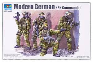 Trumpeter 1/35 German Modern KSK Commandos Scaled Plastic Model Kit image 30712