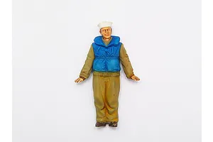 Trumpeter 1/35 USN WWII LCN Crew Scaled Plastic Model Kit image 30761