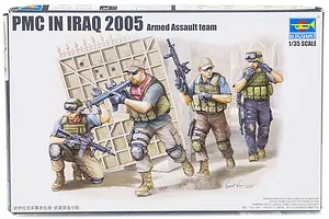 Trumpeter 1/35 Private Military Company (PMC) Assault Team in IRAQ Scaled Plastic Model Kit image 30773