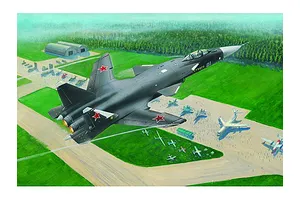 Trumpeter 1/144 Sukhoi SU-47 Berkut Fighter Jet Scaled Plastic Model Kit image 30779