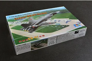 Trumpeter 1/144 Sukhoi SU-47 Berkut Fighter Jet Scaled Plastic Model Kit image 30780