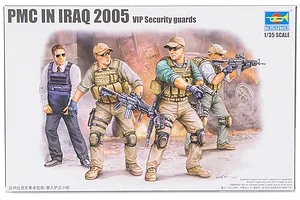 Trumpeter 1/35 Private Military Company (PMC) VIP Security Guards in IRAQ Scaled Plastic Model Kit image 30785