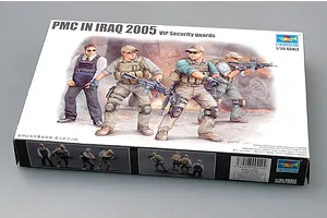 Trumpeter 1/35 Private Military Company (PMC) VIP Security Guards in IRAQ Scaled Plastic Model Kit image 30787