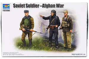 Trumpeter 1/35 Soviet Soldiers (Afghan War) Scaled Plastic Model Kit image 30838