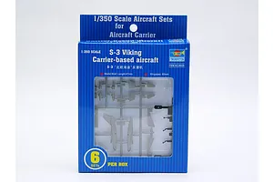 Trumpeter 1/350 S-3 Viking Aircraft Sets (6Pcs) for Aircraft Carrier Scaled Plastic Model Kit image 30845